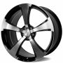 Легковой диск CMST CS727 10x21 5x112 ET54 66,6 GLOSS BLACK + METAL ASH